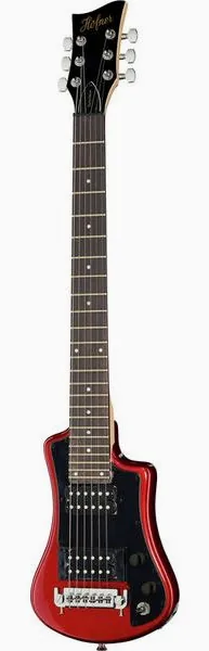 Höfner Shorty Deluxe RD edestä