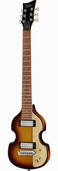 Höfner Shorty Violin Guitar edestä