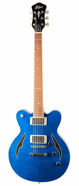 Höfner Verythin CT Deluxe Special Blu edestä