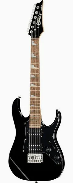 Ibanez GRGM21-BKN E-Guitar Mic edestä