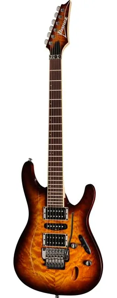 Ibanez S670QM-DEB edestä