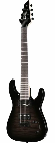 Jackson JS22Q-7 DKA Dinky JS TrBlBurst edestä