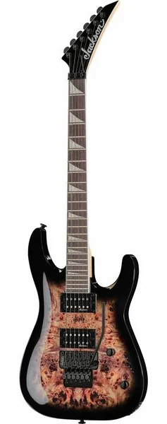 Jackson JS32 DKAP TR Black Burst edestä