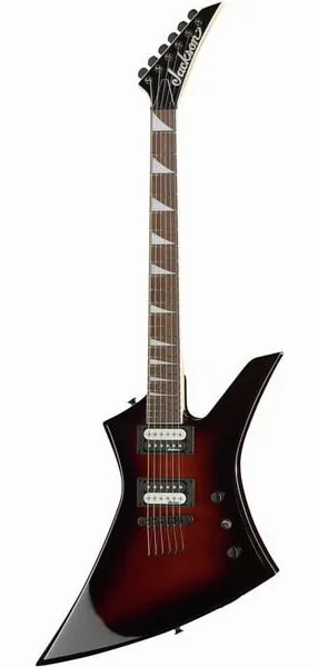 Jackson JS32T AH Kelly Viola Burst edestä