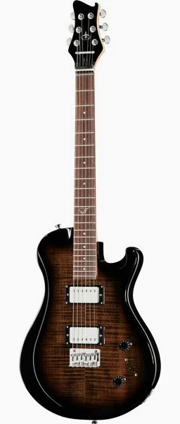 Journey Instruments OE990BK Travel El. Guitar BK edestä