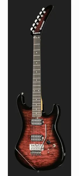 Kramer Guitars The 84 HH Quilt Magenta Burst, yksityiskohta 2