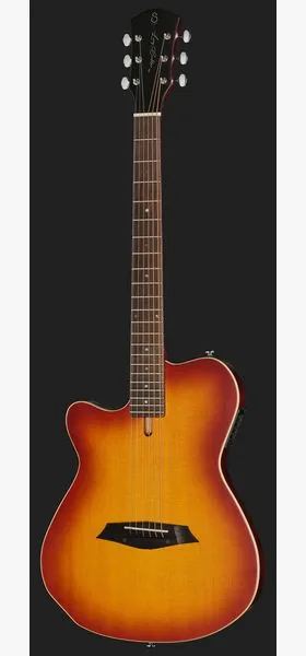 Larry Carlton G5A Tobacco Sunburst LH, yksityiskohta 2