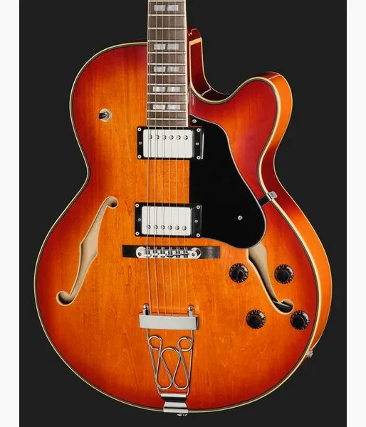 Larry Carlton H7F Tobacco Burst, yksityiskohta 4