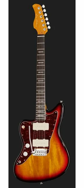 Larry Carlton J3 3-Tone Sunburst LH, yksityiskohta 2