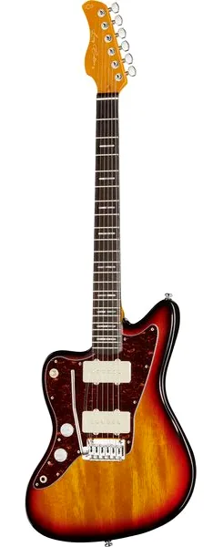 Larry Carlton J3 3-Tone Sunburst LH edestä