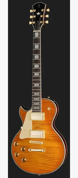 Larry Carlton L7 Dx Amber Burst LH, yksityiskohta 2