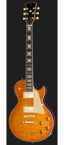 Larry Carlton L7 Dx Amber Burst, yksityiskohta 2