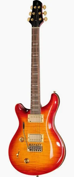 Larry Carlton Q7 Tobacco Sunburst LH edestä