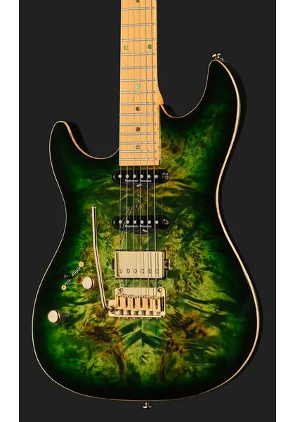 Larry Carlton S10 HSS Transparent Green LH, yksityiskohta 4