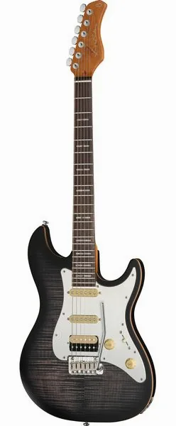 Larry Carlton S7 FM Trans Black New Gen edestä