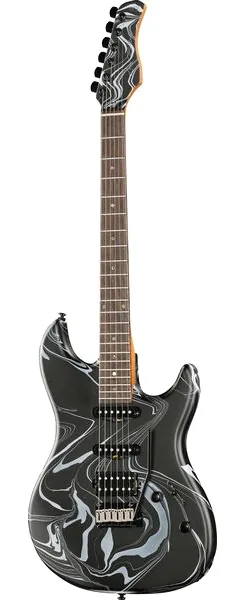 Larry Carlton S7 SW Black Swirl edestä