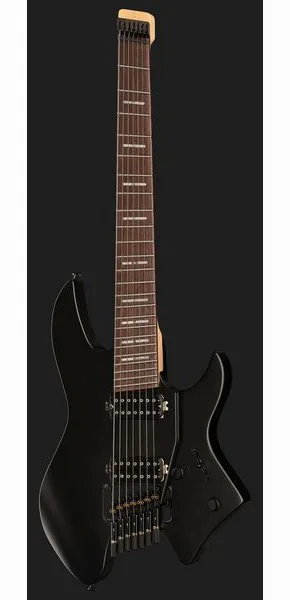Larry Carlton X6 Headless 7 Black Satin, yksityiskohta 2