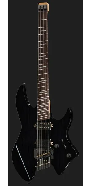 Larry Carlton X6 Headless 6 Trans Black, yksityiskohta 2