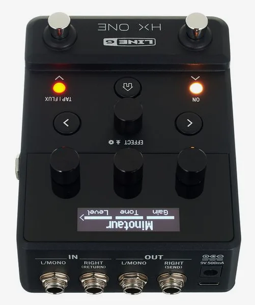 Line6 HX One, yksityiskohta 5