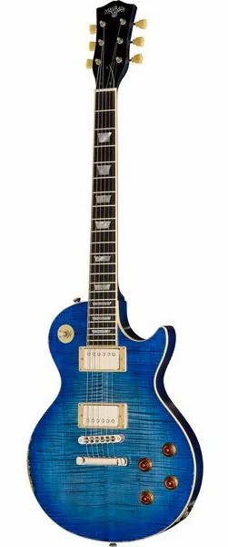 Maybach Lester Blue Burst Custom Aged edestä