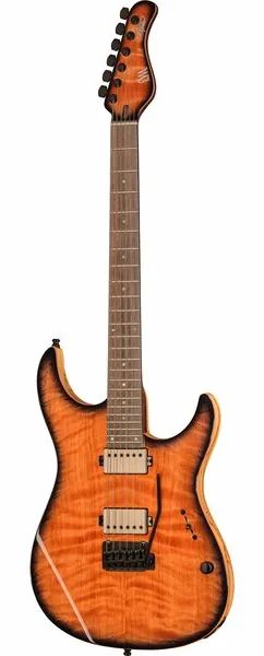 Mayones Guitars Aquila Elite V24 S6 Redwood BB edestä