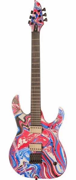 Mayones Guitars Duvell Elite 6 Custom Swirl edestä
