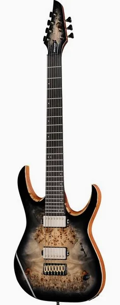 Mayones Guitars Duvell Elite 7 Baritone TBB edestä
