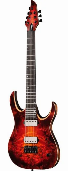 Mayones Guitars Duvell Elite 7 LBS edestä