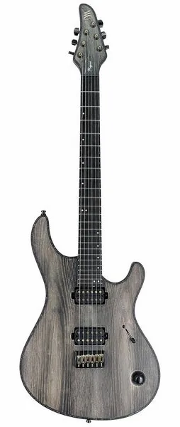 Mayones Guitars Regius 6 Gothic NAMM'26 edestä