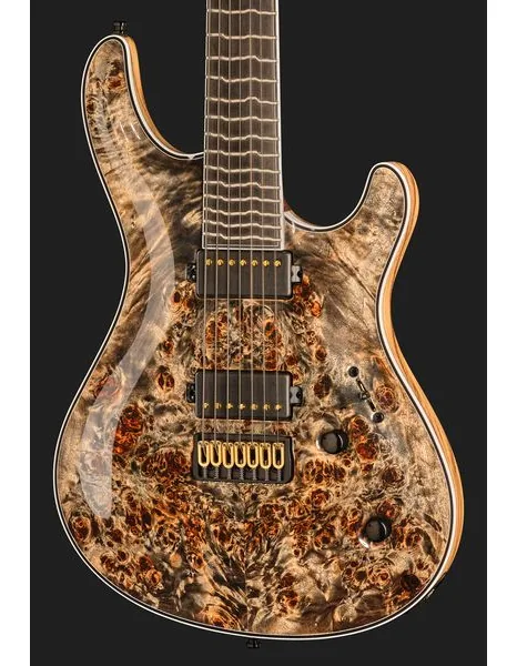 Mayones Guitars Regius Core 7 Trans Graphite, yksityiskohta 4