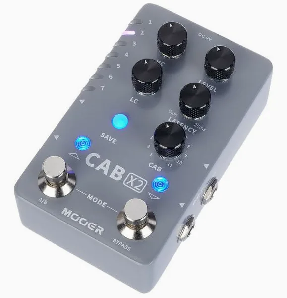 Mooer Cab X2, yksityiskohta 2