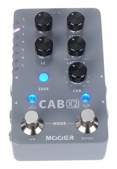 Mooer Cab X2, yksityiskohta 3