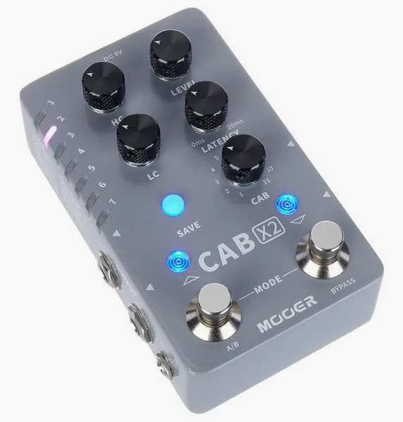 Mooer Cab X2, yksityiskohta 4