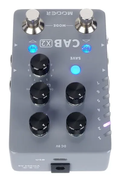Mooer Cab X2, yksityiskohta 5