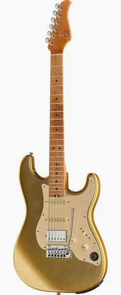 Mooer GTRS Guitar Standard S801 Gold edestä