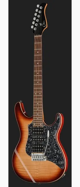 Mooer GTRS Soloist 810 Brown Burst, yksityiskohta 2