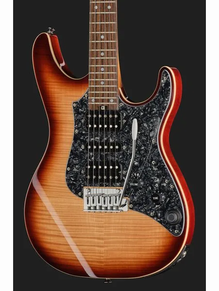 Mooer GTRS Soloist 810 Brown Burst, yksityiskohta 4