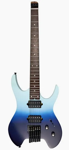 Mooer MHL50 Headless Sky Blue edestä