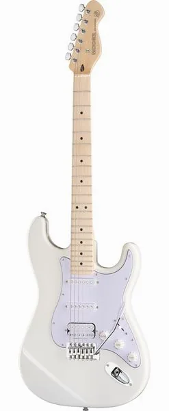 Mooer MSC11 Pro Guitar Polar White edestä