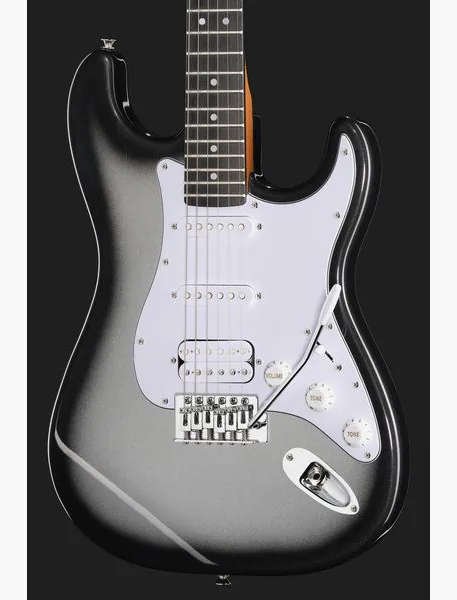 Mooer MSC12 Pro Guitar Iron Silver, yksityiskohta 4