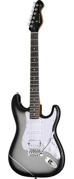 Mooer MSC12 Pro Guitar Iron Silver edestä