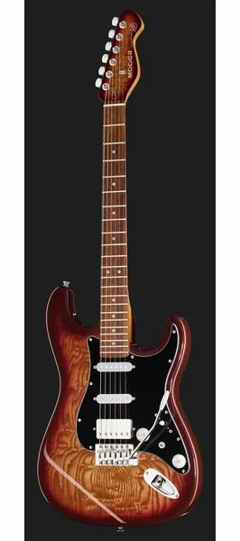Mooer MSC20 Pro Guitar Amber Brown, yksityiskohta 2