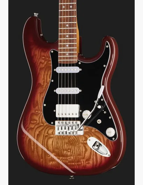 Mooer MSC20 Pro Guitar Amber Brown, yksityiskohta 4