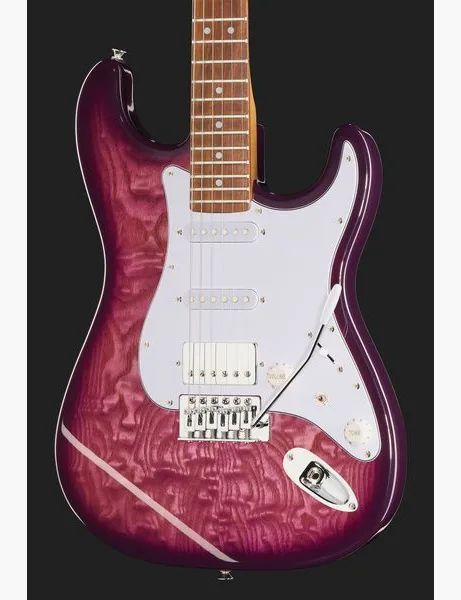 Mooer MSC20 Pro Guitar Prune Purple, yksityiskohta 4