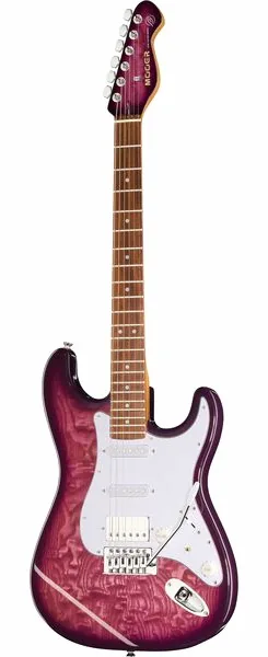 Mooer MSC20 Pro Guitar Prune Purple edestä