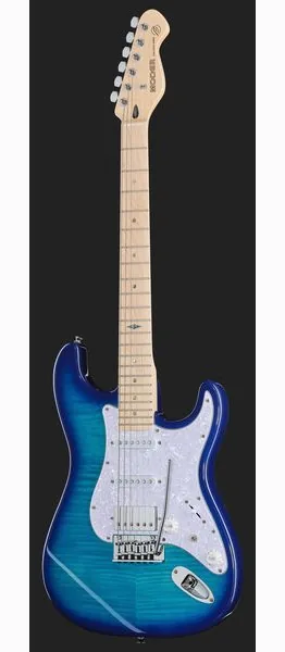 Mooer MSC30 Pro Guitar Lake Blue, yksityiskohta 2