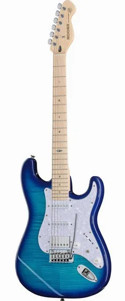 Mooer MSC30 Pro Guitar Lake Blue edestä