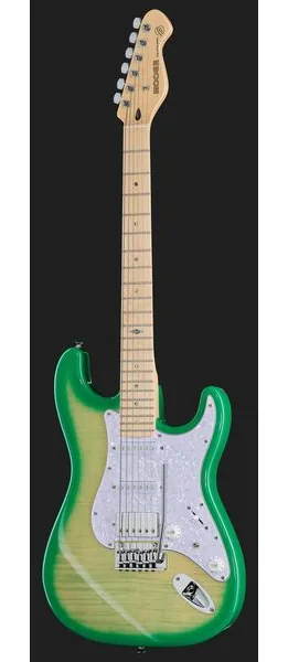 Mooer MSC30 Pro Guitar Lemon Green, yksityiskohta 2