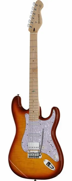 Mooer MSC30 Pro Guitar Rose Purple edestä