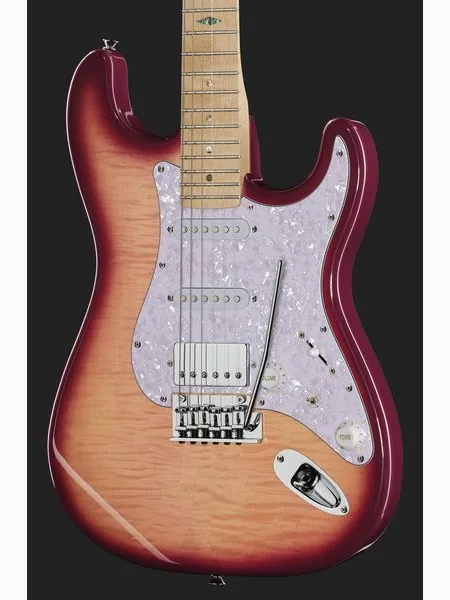 Mooer MSC30 Pro Guitar Sunset Red, yksityiskohta 4
